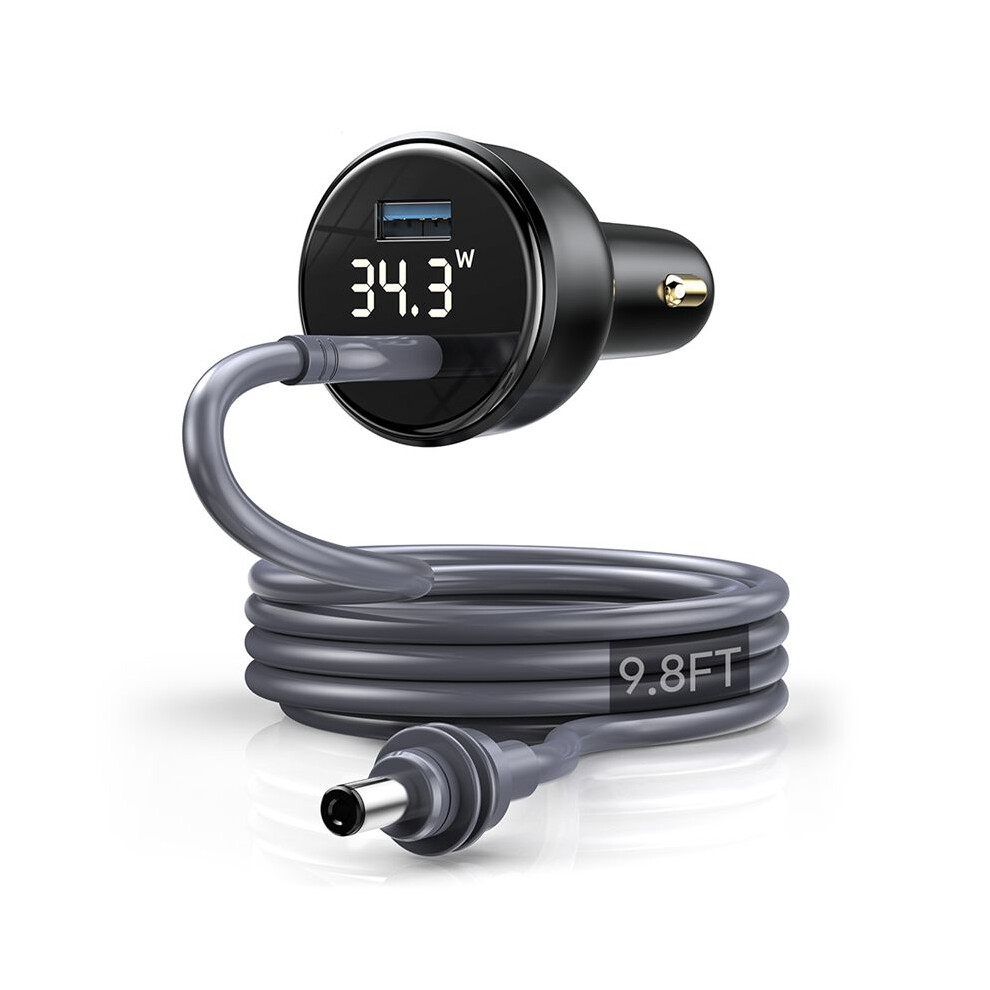 For Starlink 100W 2-In-1 Car Charger With 3Meter Type-C To Cable Led Screen Insert The Cigarette Lighter Hole 6032698094454