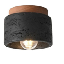 Japanse Stijl Wabi-Sabi Plafondlamp E27 Drie Kleuren Dimbaar voor Keuken Gang Woonkamer Studeerkamer Theekamer A