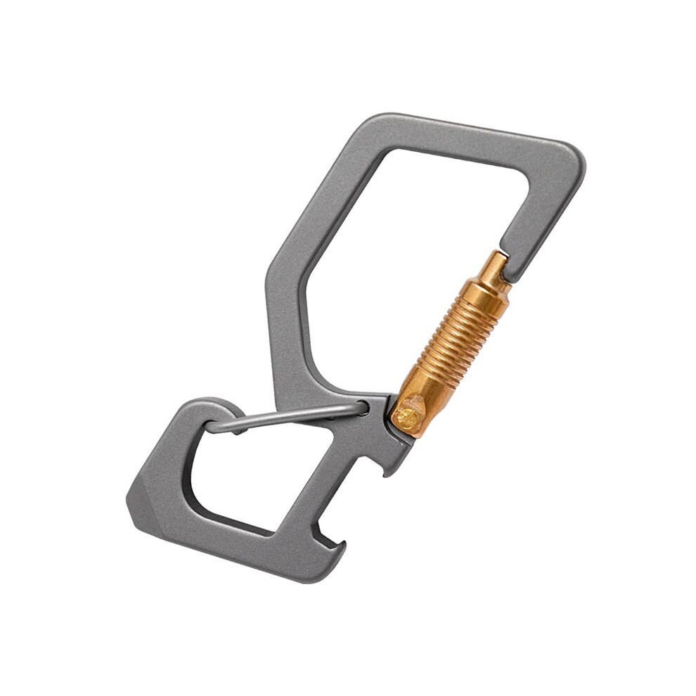 Portable Titaniums Keychain With Bottle Opener Outdoor Quickly Release Carabiner Clip Edc Tool 4711770173479