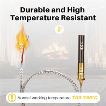 Gas Fryer Thermocouple, Thermopile Replacement Fryer Parts for 60125501, Gas Fryer Replacement