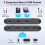 10Gbps USB 3.2  USB C ,4 Port USB Switcher for PC Laptop Share Keyboard Mouse Supports USB C Input 4