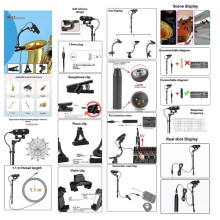IM-22 Wired Microphone for Saxophone, Violin, Piano, Horn Hypercardioid Portable Sax Mic,