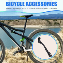 Bike Kickstand for 24-29 Inch Bicycle, Adjustable Bicycle Kickstand, Bike Kick Stand for Mountain Bike/E-Bike/Road Bike