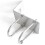 Supporto Fisso per Antenna per Autoradio, Supporto per Balcone, Morsetto A Clip 4