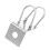 Supporto Fisso per Antenna per Autoradio, Supporto per Balcone, Morsetto A Clip 6