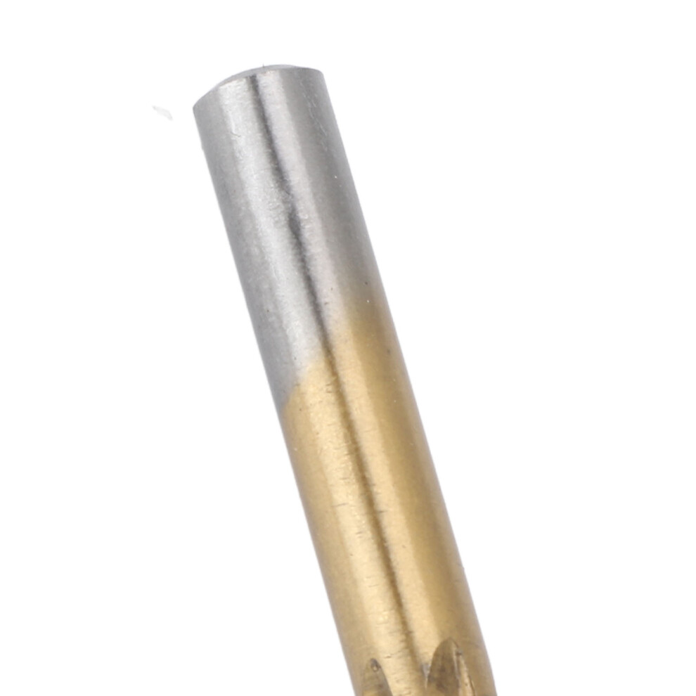 6 Serrated Twist Drill Bits 3-8mm