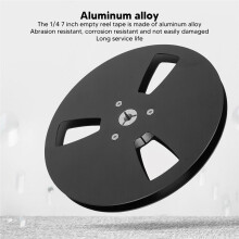 7 Inch Empty Tape Reel 1/4 Empty Tape Reel 3 Holes Wind Resistance Holes Open Reel Sound Takeup Reel for Recording B