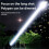 Outdoors Super Bright Flashlight Emergency Camping Hand Lamp Spotlight Focus Long Range Red and White Flashlight 4