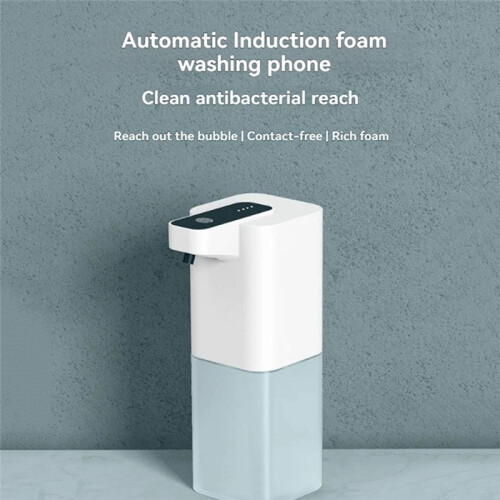 Automatic Soap Dispenser 400ml Touchless Foaming Soap Dispenser USB Rechargeable Adjustable Foam Soap Dispenser 1