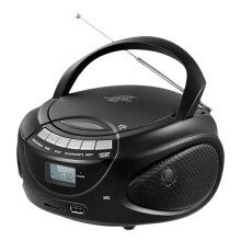 Multifunctional CD Cassette Player AM/FM Radio Portable CD Player Student Learning MP3 Stereo Music Player(US)