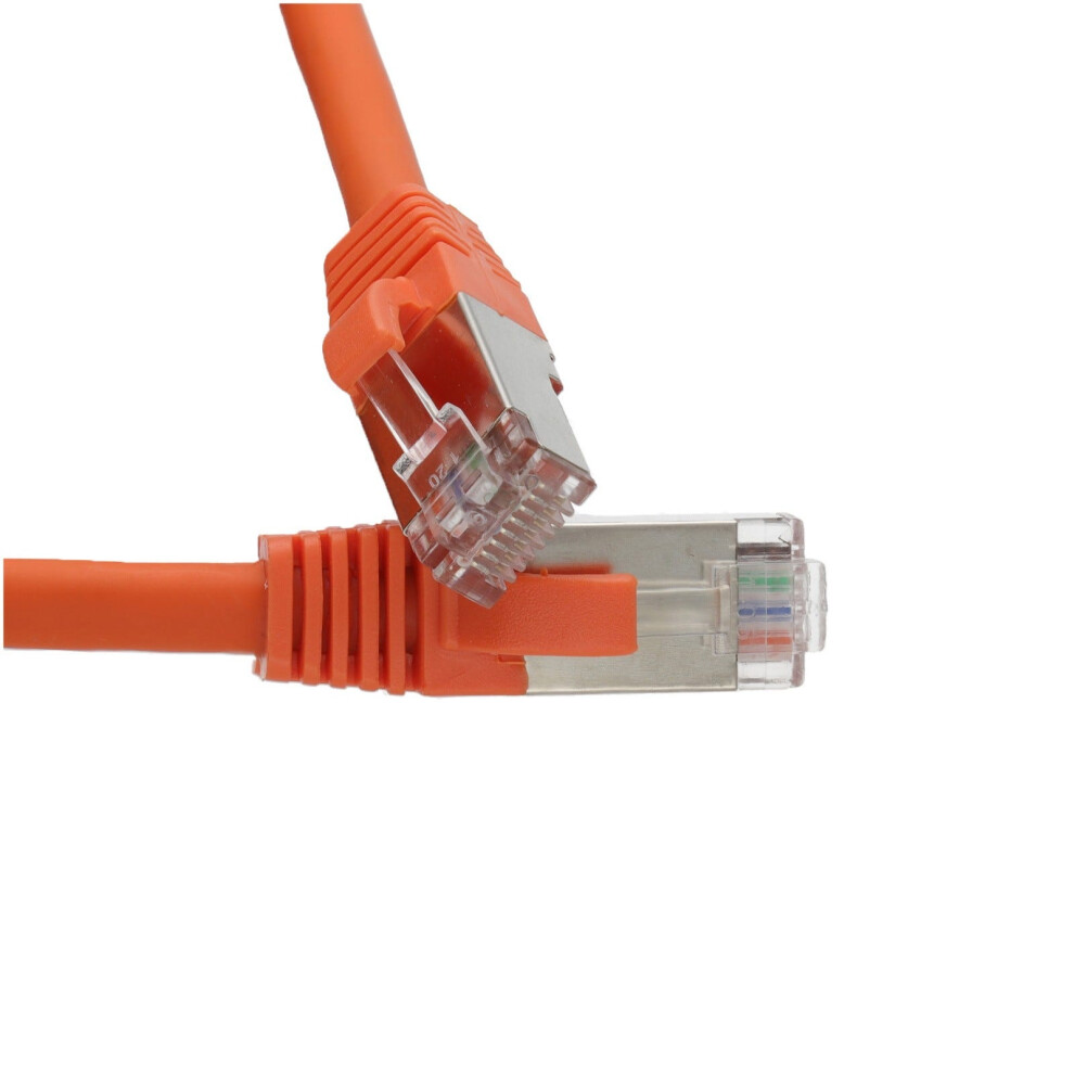 Kenable Cat6a Sstp Lszh Rj45 Network Ethernet Patch 10 Gigabit Cable 3M Orange