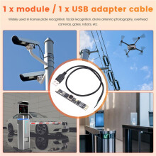 Módulo de Cámara IMX179 de 8 MP, Enfoque Automático, 78 Grados, Minicámara IP de Alta Definición CMOS 3264 X 2488, Conexión USB para Computadora