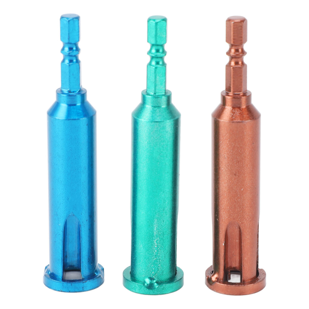 3Pcs Wire Twisting Tool Set Carbon Steel 3 & 5 Way Spin Connectors For Drill 6931386299815
