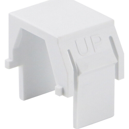 Excel Keystone Blanking Plate for unoccupied ports White (24 Pack)