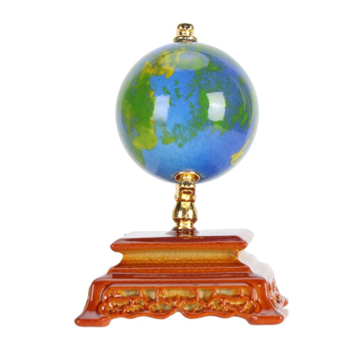 Globe terrestre miniature à l'échelle 1:12 - Plastique, 2,7  4 cm 2