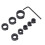 8 Pcs Drill Bit Depth Stop Collar Set 3mm-16mm Carbon Steel 14