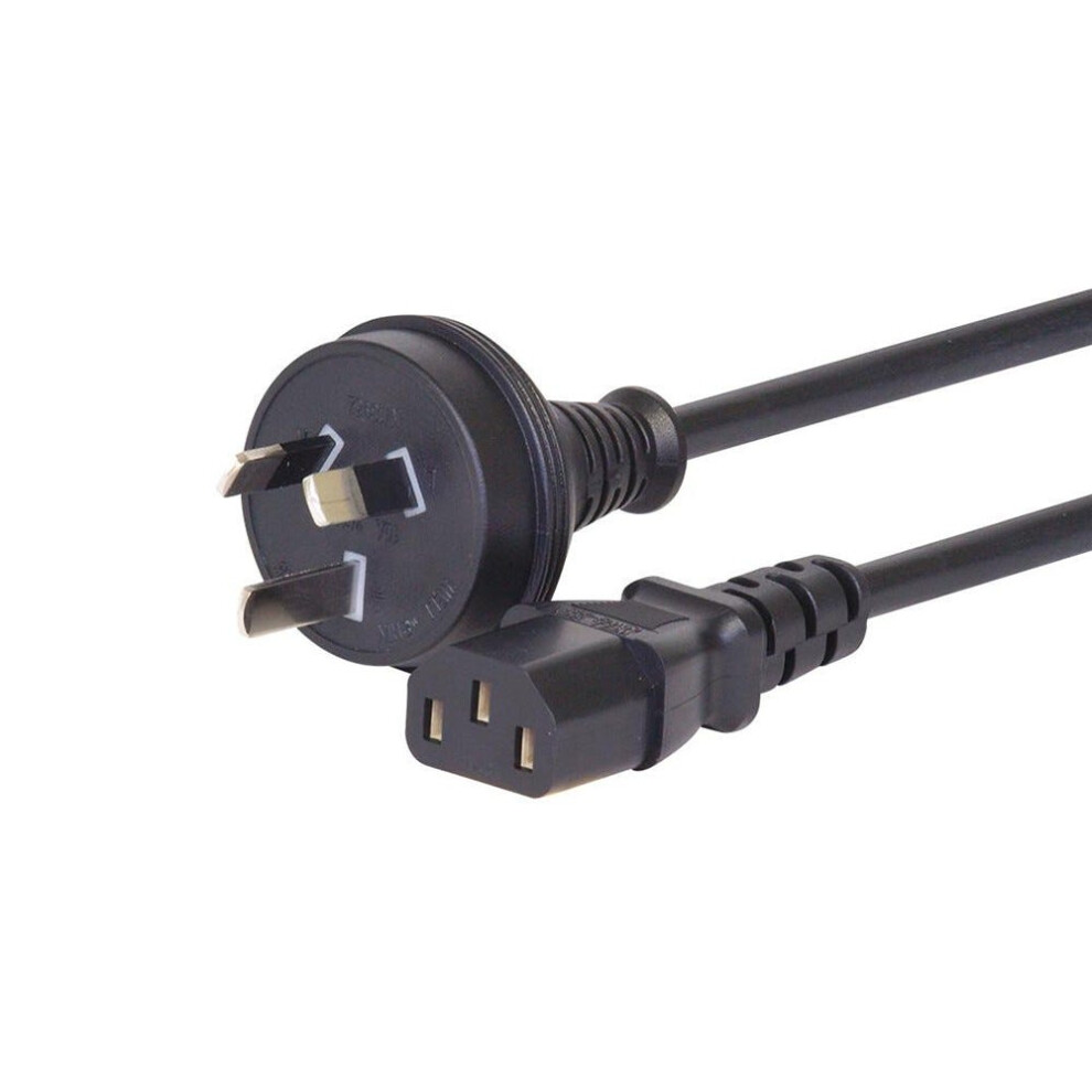 Kenable Australia/New Zealand Mains To Iec C13 Plug Power Cable 0.75Mm2 Cord 2M