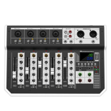Outdoor Audio Mixer 99DSP Sound Mixing Console with USB Interface for Stage Performance Wedding Conference Home US Plug