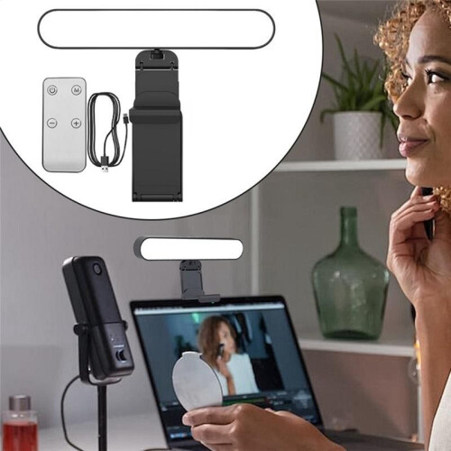 Computer Light Video Conference Light Computer Clip- Light for Video Conferencing Video Call Light Live Stream Light,A 1