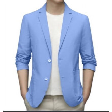 Men's Big & Tall Suits Pinstripe Suits Mens Suite Spring Summer Men's Lightweight Summer Suit Jacket Casual Stretch Slim Fit Button Sport Coats