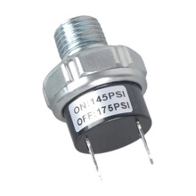 Interruptor de presión metálico para compresor de aire, rosca de 1/4", 150 PSI