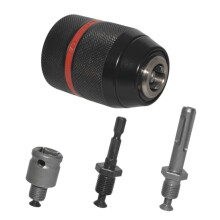 Keyless Hand Drill Chuck 1/2-20UNF Mount Rust-resistant Tool 1.5~13mm Self-tighten Labor-saving Drill Chuck Replacement