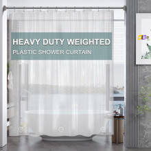 Clear PEVA Shower Curtain Liner 72 x 78 in