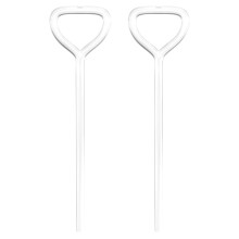 Reusable Glass Drinking Straws with Cleaning Brush