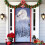 Housse de porte de Noël en polyester délavé (1 pièce) 1