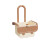 Hanging Sink Basket with Removable Filter – Khaki, Plastic 1