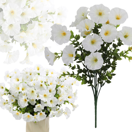 Eukalyptus-Prunkwinde, künstliche Blume, weiß, Kunststoff, 1 Stück
