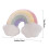 Cuscino arcobaleno morbido da comodino 23 cm 3