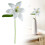 Hand-Knitted Crochet Lily Flower 40cm White 1