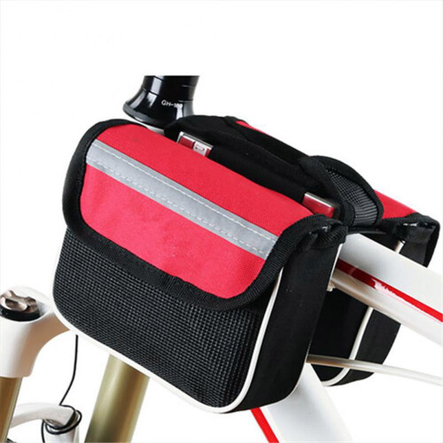 Bicycle Front Beam Hanging Bag Blue Waterproof Saddle Bag 1