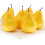 Set di pere artificiali modello – Giallo-verde realistico, 6 pezzi 3