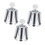 3 Pieces Shower Knobs Hot Cold Diverter Knobs Bathtub Faucets Shower Handles for Silver 4