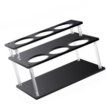 2-Tier Acrylic Syrup Rack for 6 Bottles