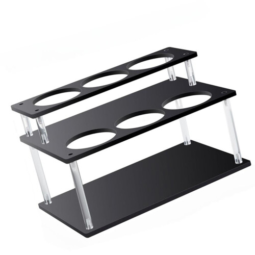 2-Tier Acrylic Syrup Rack for 6 Bottles