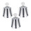 3 Pieces Shower Knobs Hot Cold Diverter Knobs Bathtub Faucets Shower Handles for Silver 5