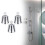 3 Pieces Shower Knobs Hot Cold Diverter Knobs Bathtub Faucets Shower Handles for Silver 7