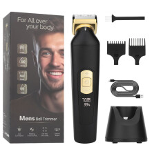 Waterdichte elektrische trimmer voor schaam- en lichaamshaar voor mannen