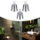 3 Pieces Shower Knobs Hot Cold Diverter Knobs Bathtub Faucets Shower Handles for Silver 8