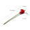 Artificial Silk Flowers 35 cm Red for Home Wedding Decor 3