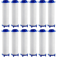 Showerhead Filter Replacement Cartridge PP Cotton 12 pcs
