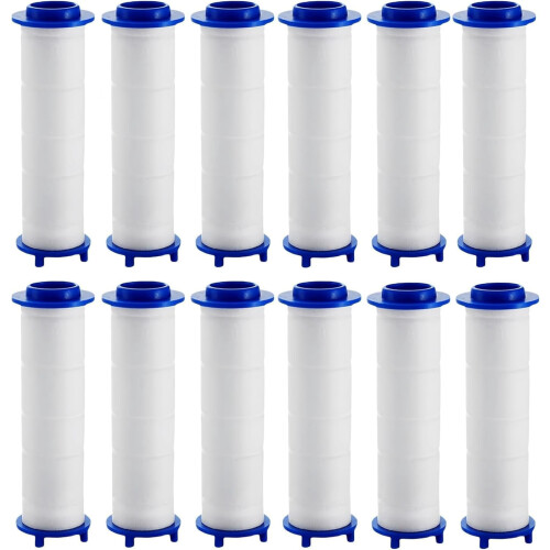 Showerhead Filter Replacement Cartridge PP Cotton 12 pcs