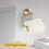 4-Piece Brushed Gold Bathroom Hardware Set 4