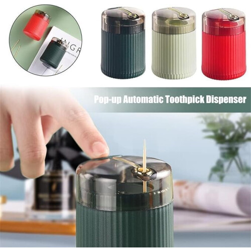 Automatischer Zahnstocherspender, tragbare Pop-Up-Box 2