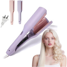 Negative Ionic Hair Styling Tool, French Curls Iron & Waver – Anti-Scald, Frizz-Free Bouncy Waves, Crimper for All Hair Types