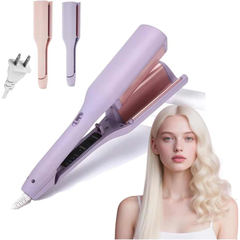 Negative Ionic Hair Styling Tool, French Curls Iron & Waver â Anti-Scald, Frizz-Free Bouncy Waves, Crimper for All Hair Types