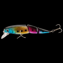 2pc Fishing Lures Jigs Three-Section Minnow Realistic Surface Hard Multi-Section Fish Imitation Bait